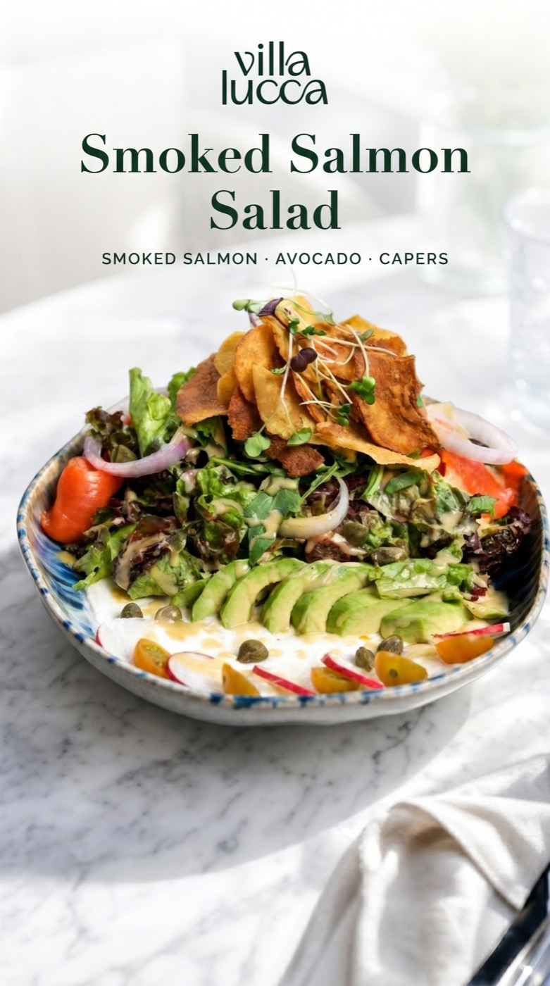 Smoked salmon, studio