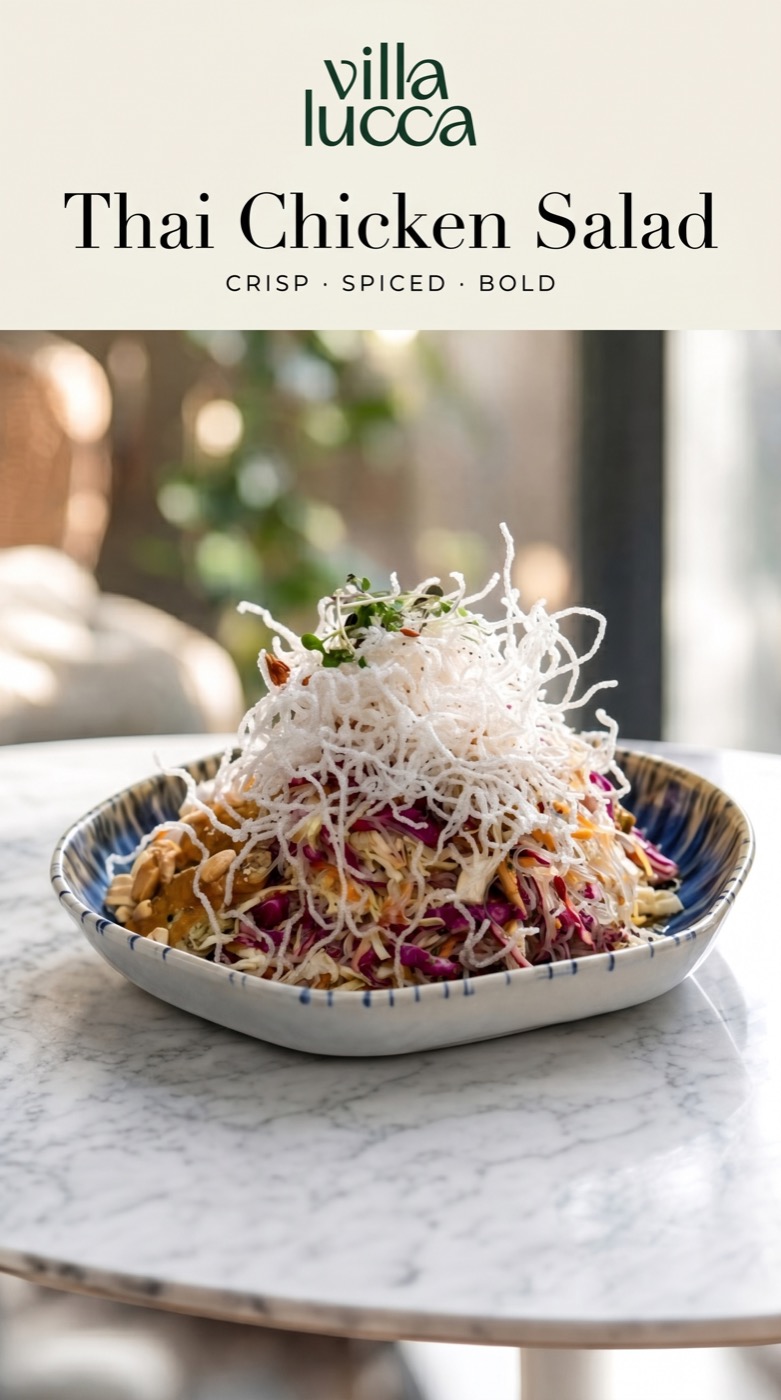 Thai chicken, terrace